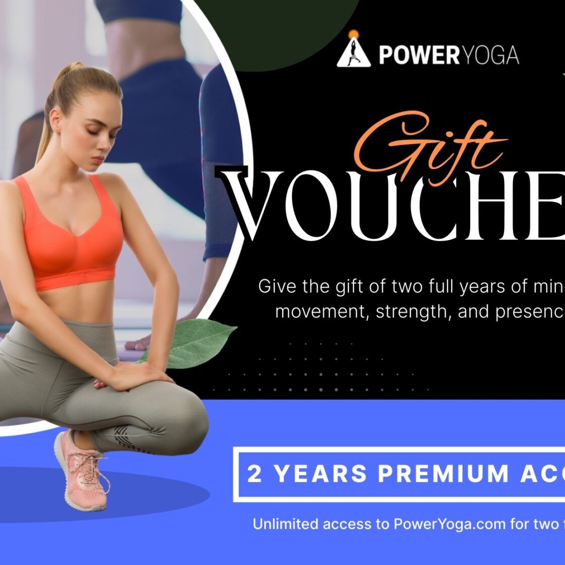 2-Year Power Yoga Premium Membership – Gift Voucher